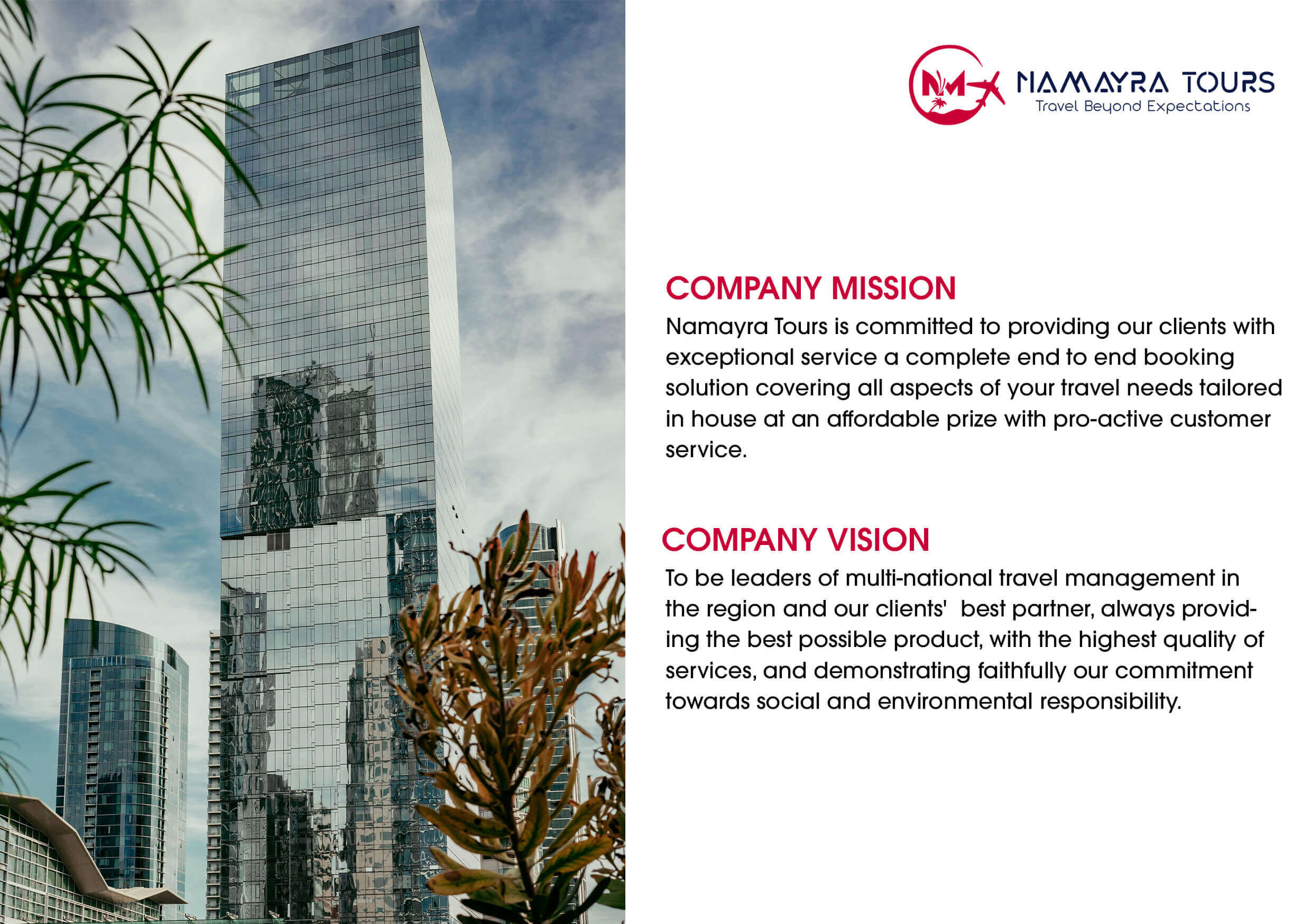 Company Profile - Namayra Tourism
